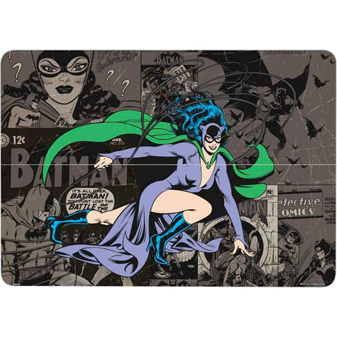 DC Comics Catwoman Vintage Action Pose Pattern Surface Laptop Studio Skin